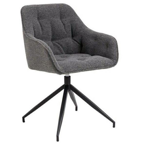 Krzesło Brooke obrotowe antracytowe Monza - ACTONA